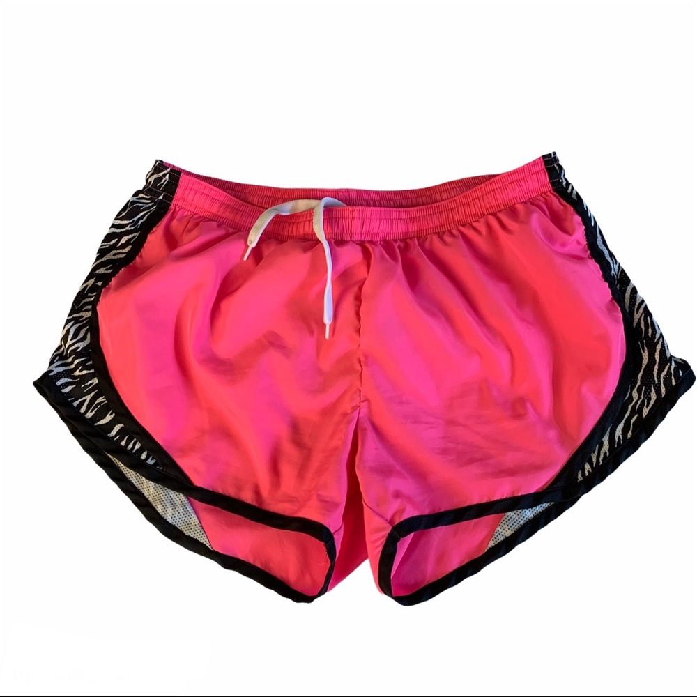 🌿 {Soffe} Women’s Athletic Shorts Pink w/Zebra Med